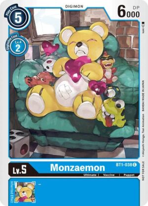 Monzaemon - BT1-038 (Official Tournament Pack Vol.2) - Release Special Booster (BT1-038 C)