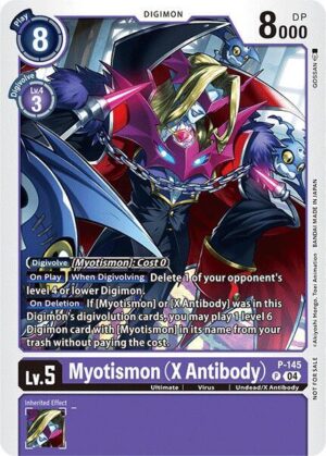 Myotismon (X Antibody) - P-145 (Store Tournament 2024 Jul. - Sep. Participation Pack) - Digimon Promotion Cards (D-PR)