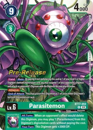 Parasitemon - Secret Crisis Pre-Release Cards (BT17_PR)
