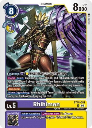 Rhihimon - Release Special Booster 2.0 (BT18-081 U)