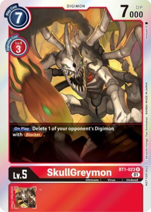 SkullGreymon (ST-11 Special Entry Pack) - Release Special Booster (BT01-03)
