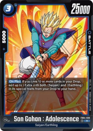 Son Gohan : Adolescence - FB04-038 - Ultra Limit (FB04-038 R)