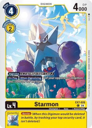 Starmon - Digimon LIBERATOR (EX7-026 C)