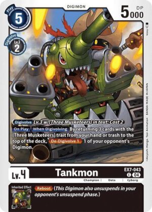 Tankmon - Digimon LIBERATOR (EX7-043 C)