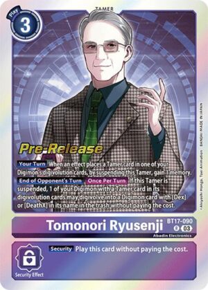 Tomonori Ryusenji - Secret Crisis Pre-Release Cards (BT17_PR)