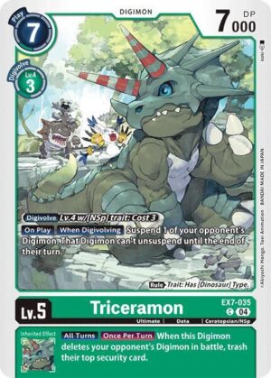 Triceramon - Digimon LIBERATOR (EX7-035 C)
