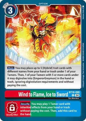 Wind to Flame, Ice to Sword - Release Special Booster 2.0 (BT18-095 C)