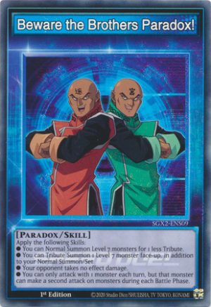Beware the Brothers Paradox! - SGX2-ENS09 - Common