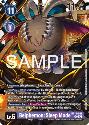 Belphemon: Sleep Mode (Event Pack 6) - Versus Royal Knights (BT13-088 R)