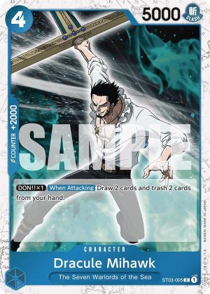 Dracule Mihawk (ST03-005) (Jolly Roger Foil) - Premium Booster -The Best- (PRB-01)