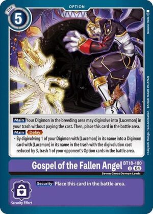 Gospel of the Fallen Angel - Release Special Booster 2.0 (BT18-100 U)