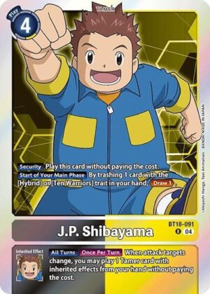J.P. Shibayama - Release Special Booster 2.0 (BT18-091 R)