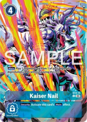 Kaiser Nail (Bonus Pack) - Starter Deck 17: Double Typhoon Advanced Deck Set (ST-17)