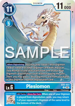 Plesiomon (Event Pack 6) - Draconic Roar (EX3-023 U)