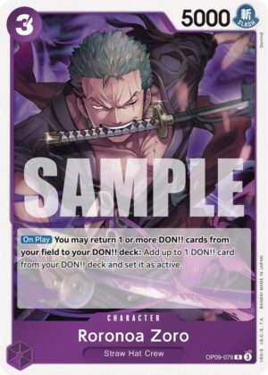 Roronoa Zoro (076) - Emperors in the New World (OP09-076 R)