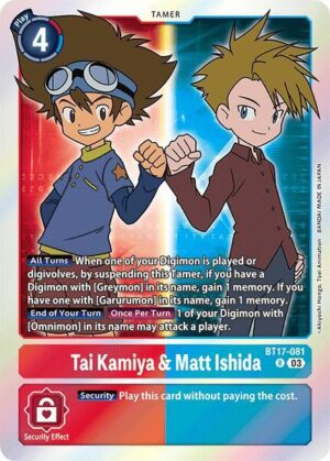 Tai Kamiya & Matt Ishida - Secret Crisis (BT17-081 R)