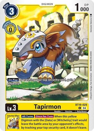 Tapirmon - Release Special Booster 2.0 (BT19-029 C)