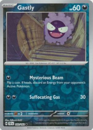 Gastly - 102/162 - Common Reverse Holo