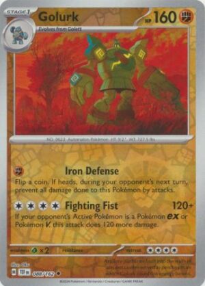 Golurk - 088/162 - Uncommon Reverse Holo