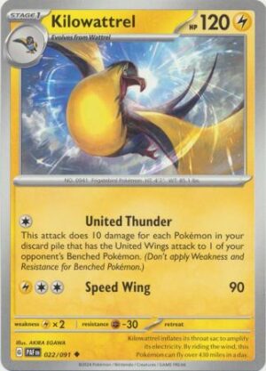 Kilowattrel - 022/091 - Uncommon