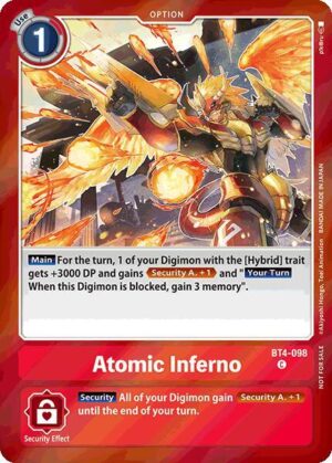 Atomic Inferno (Event Pack 7) - Great Legend (BT4-098 C)