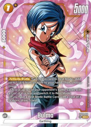 Bulma - FB02-130 (Alternate Art) - Blazing Aura (FB02-130 SR)