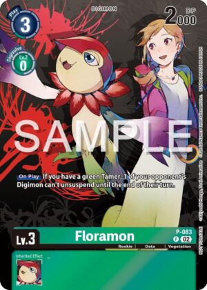 Floramon - P-083 (Official Tournament Pack Vol.13) - Digimon Promotion Cards (D-PR)