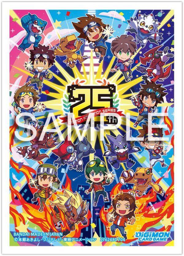 Digimon Card Game Digimon Anime 25th Sleeves at Card Games Fest 24-25 World Tour