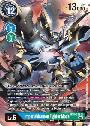 Imperialdramon Fighter Mode (Alternate Art) - New Awakening (BT8-032 SR)