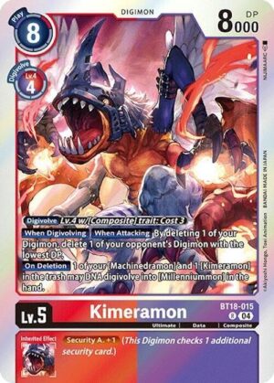 Kimeramon - BT18-015 - Release Special Booster 2.0 (BT18-015 R)