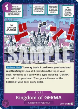 Kingdom of GERMA (Jolly Roger Foil) - Premium Booster -The Best- (PRB-01)
