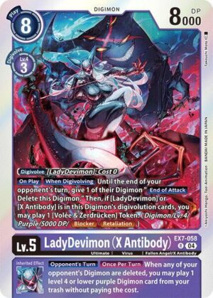 LadyDevimon (X Antibody) - Digimon LIBERATOR (EX7-058 R)