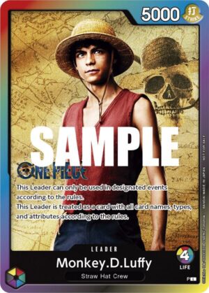 Monkey.D.Luffy (Leader Pack - Live Action) (Sealed Battle 2023 Vol. 1) - One Piece Promotion Cards (OP-PR)
