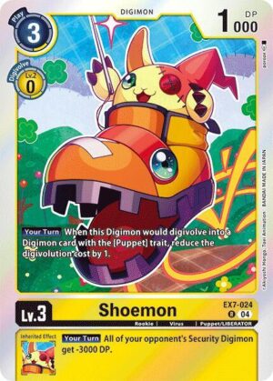 Shoemon - Digimon LIBERATOR (EX7-024 R)