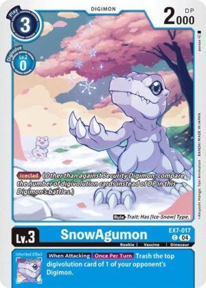 SnowAgumon - Digimon LIBERATOR (EX7-017 C)