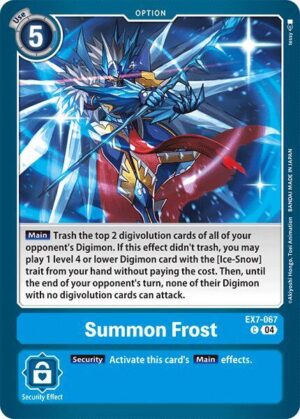 Summon Frost - Digimon LIBERATOR (EX7-067 C)