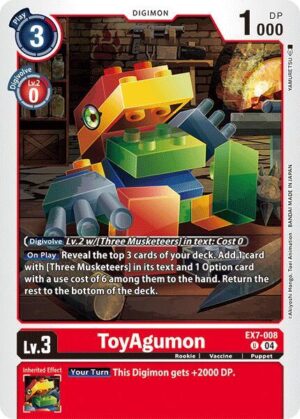 ToyAgumon - EX7-008 - Digimon LIBERATOR (EX7-008 U)