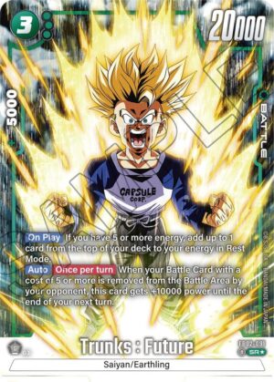 Trunks : Future - FB02-091 (Alternate Art) - Blazing Aura (FB02-091 SR)
