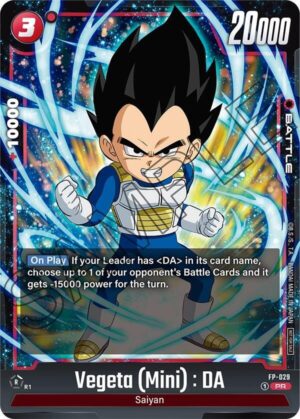 Vegeta (Mini) : DA - FP-029 - Fusion World Promotion Cards and Packs (DBSFW_PR)