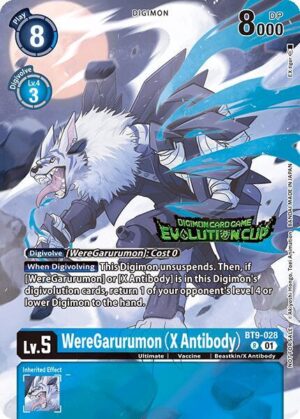 WereGarurumon (X Antibody) (2024 Evolution Cup) - X Record (BT9-028)