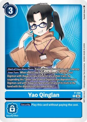 Yao Qinglan (Store Tournament 2025 Vo.1 Participation Pack) - Digimon Promotion Cards (D-PR)