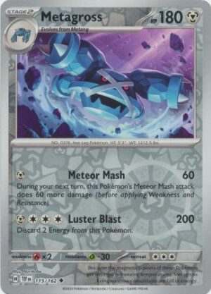 Metagross - 115/162 - Uncommon Reverse Holo