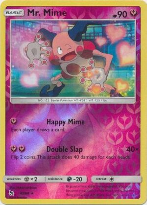Mr. Mime - 43/68 - Rare Reverse Holo