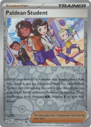 Paldean Student - 086/091 - Common Reverse Holo