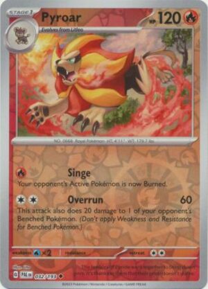 Pyroar - 032/193 - Uncommon Reverse Holo