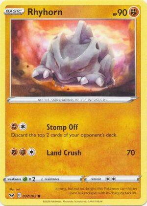 Rhyhorn - 097/202 - Common