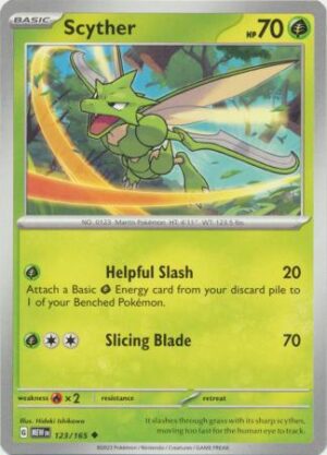 Scyther - 123/165 - Uncommon