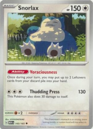 Snorlax - 143/165 - Uncommon