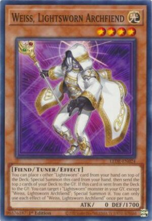 Weiss, Lightsworn Archfiend - LEDE-EN024 - Common