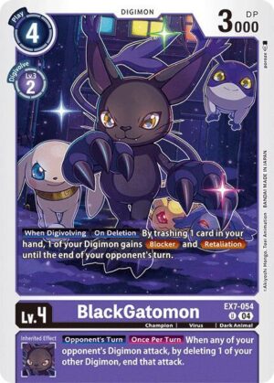 BlackGatomon - Digimon LIBERATOR (EX7-054 U)